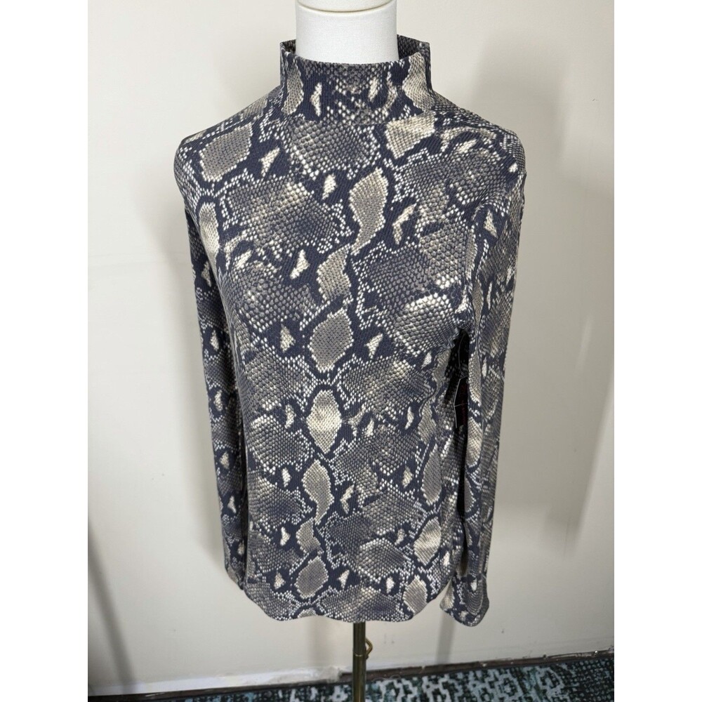 No boundaries Women’s Pullover Multicolor XL Stretch High Mock Neck NEW 364